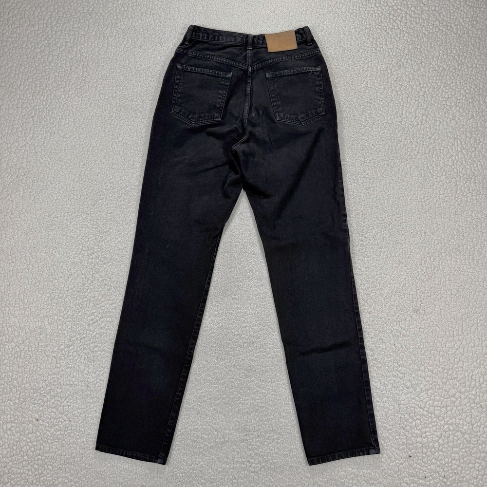 Calvin Klein Jeans Straight Women's 26x32 Black Y2K Streetwear Normcore Casual - Picture 3 of 11